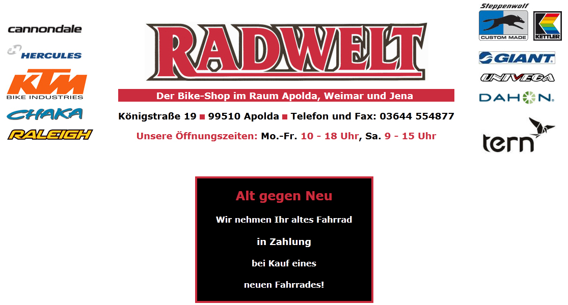 RADWELT Apolda
